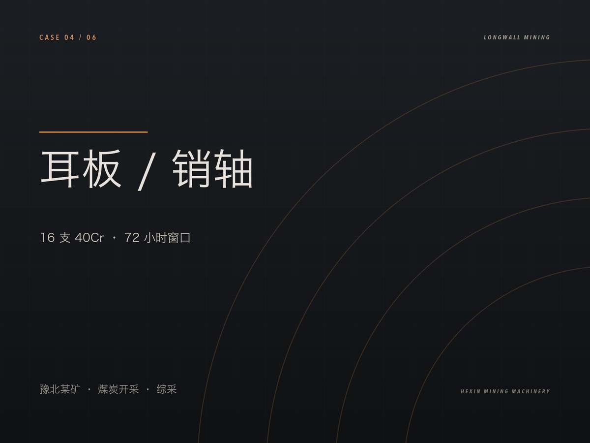 停产 72 小时：耳板与 16 支销轴抢修