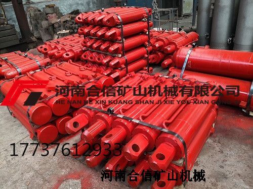 通辽客户新订购一批φ63伸缩梁千斤顶已下料加工